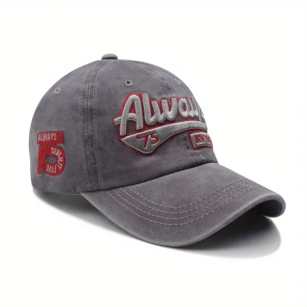 Casquette de Baseball en Denim Brodée – Image 5