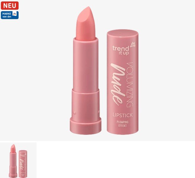 trend !t up - Fabriqué en Italie - Rouge à lèvres volumateur Nude 310, 4,2 g