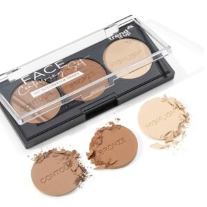 Trend !t up - Fabriqué en Italie - Poudre de contour du visage avec base intégrée Contouring Set 10, 7,5 g