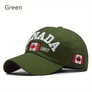 Alternative view of Casquette de baseball avec drapeau du Canada